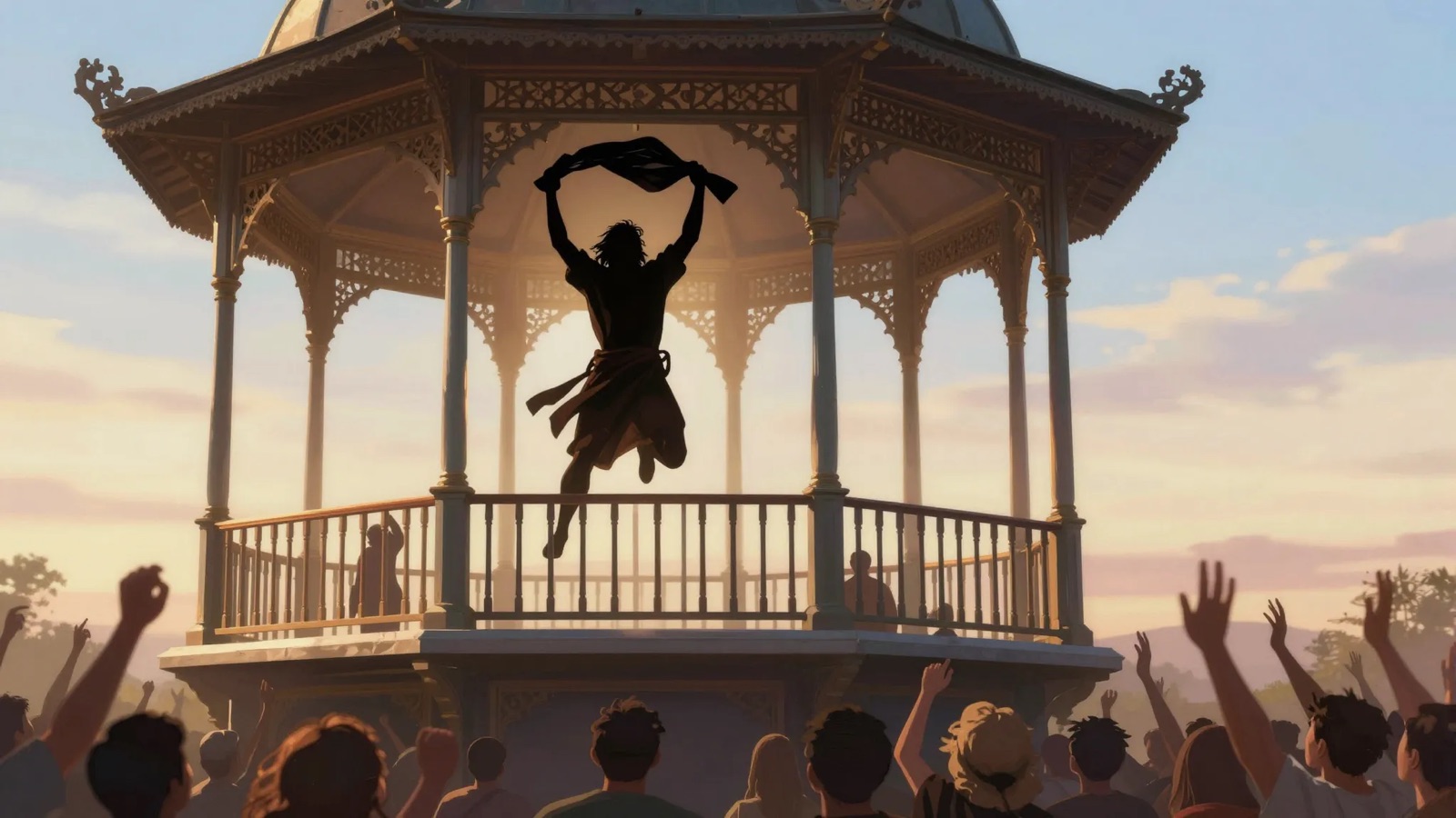 Illustration for: The Shirt on the Balcony